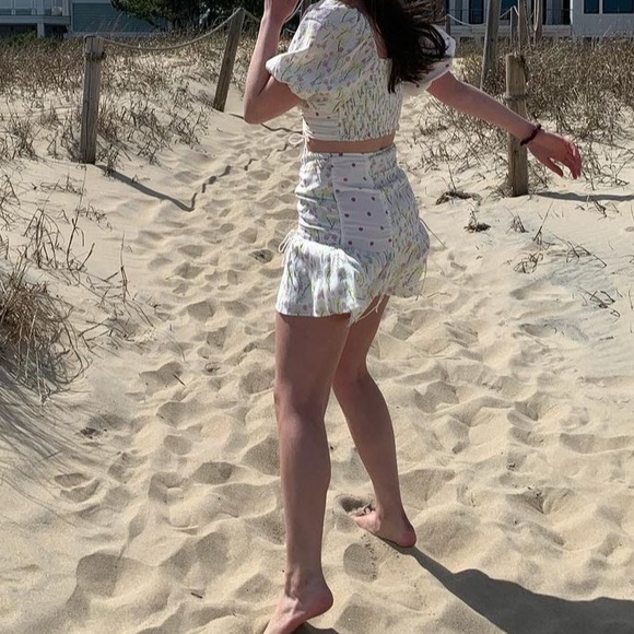 For Love & Lemons Crop Top & Skirt Set - Picture 13 of 13